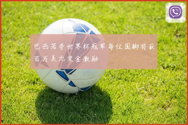 巴西若夺世界杯冠军每位国脚将获百万美元奖金激励